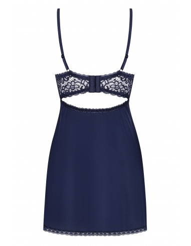 Bielizna-Drimera babydoll i stringi niebieska XXL