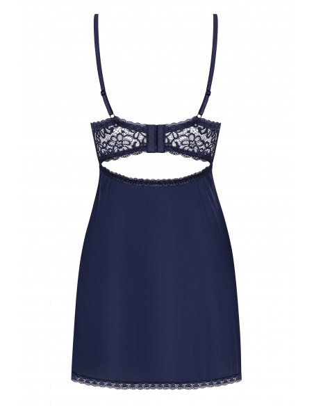 Bielizna-Drimera babydoll i stringi niebieska XXL