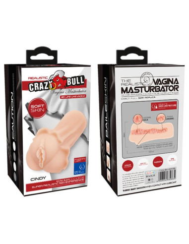 CRAZY BULL - CINDY,  Realistic Vagina Masturbator