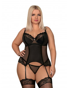 Bielizna-Amallie gorset i stringi  XXL