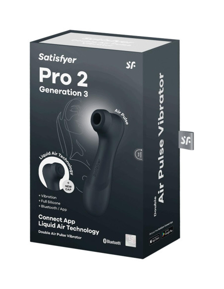 Pro 2 Generation 3with Liquid Air Technology, Vibration and Bluetooth/App black