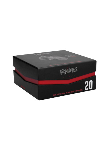 Model 20 - Chastity - 3.5"""" - Silicone Cock Cage - Black