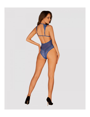 Bielizna-Giselia body niebieskie  M/L