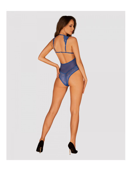 Bielizna-Giselia body niebieskie  M/L