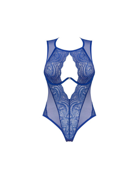 Bielizna-Giselia body niebieskie  M/L