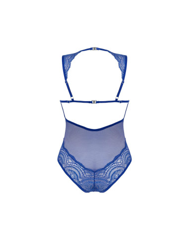 Bielizna-Giselia body niebieskie  M/L