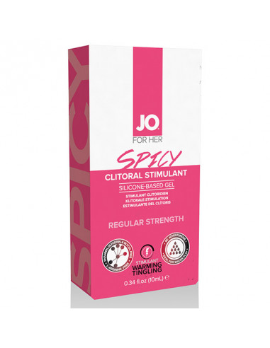 System JO - For Her Clitoral Stimulant Warming Spicy 10 ml