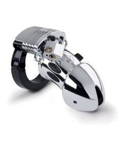 Mystim - Pubic Enemy No 1 Cock Cage Silver Edition