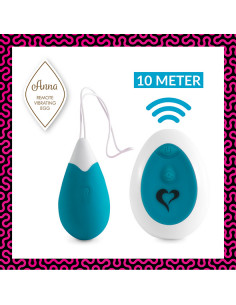 FeelzToys - Anna Vibrating Egg Remote Deep Green