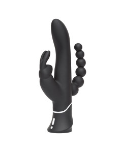 Happy Rabbit - Triple Curve Rabbit Vibrator Black