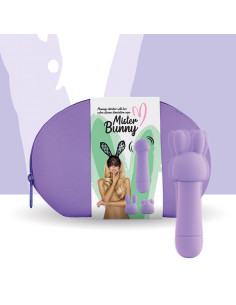 FeelzToys - Mister Bunny Massage Vibrator with 2 Caps Purple