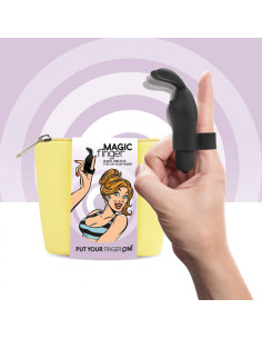 FeelzToys - Magic Finger Vibrator Black