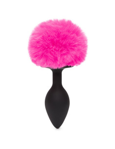 Happy Rabbit - Butt Plug Black & Pink Medium