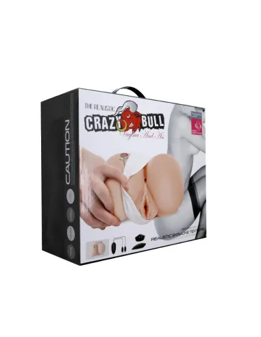 CRAZY BULL - Vagina and Ass ROSE 6 function vibrations