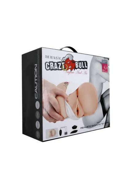 CRAZY BULL - Vagina and Ass ROSE 6 function vibrations