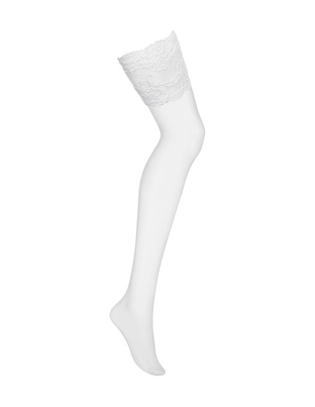Bielizna-810-STO-2 pończochy białe  S/M