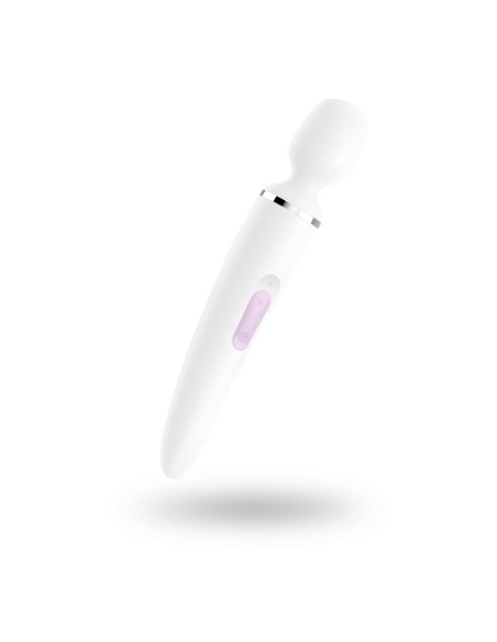 Wibrator - Satisfyer Wand-er Woman (White/Chrome)