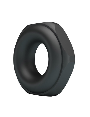 Crazy Bull Jarvius Super Soft Silicone Cock Ring – Black