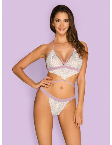 Bielizna-Lilyanne body białe  S/M