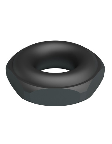 Crazy Bull Jarvius Super Soft Silicone Cock Ring – Black