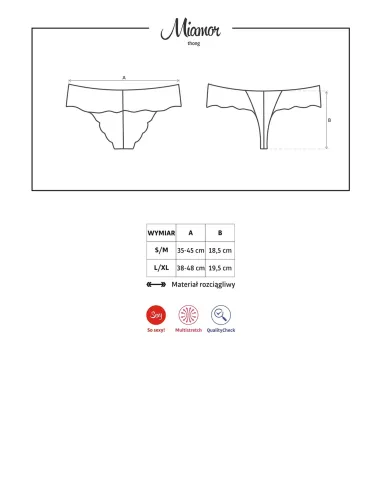 Bielizna-Miamor stringi L/XL