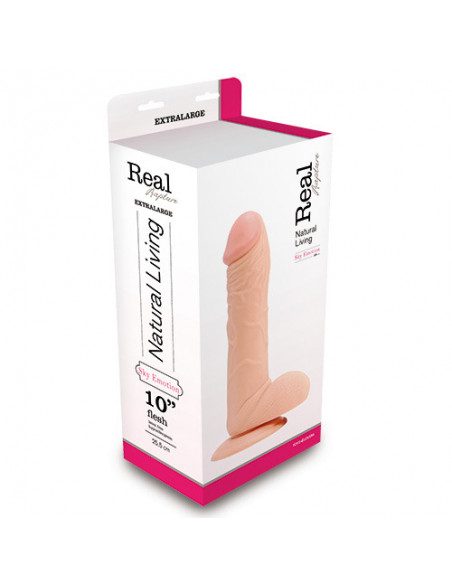 Dildo-REALISTIC DILDO REAL RAPTURE FLESH 10""""""""