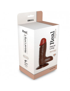 Wibrator-REALISTIC VIBRATOR REAL RAPTURE BROWN 6""""""""