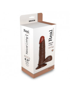 Wibrator-REALISTIC VIBRATOR REAL RAPTURE BROWN 6.5""""""""