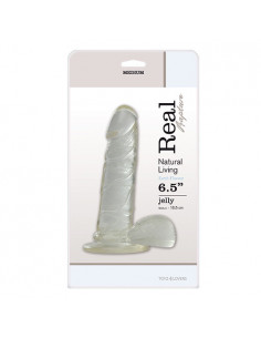 Dildo-JELLY DILDO REAL RAPTURE CLEAR 6,5""""""""