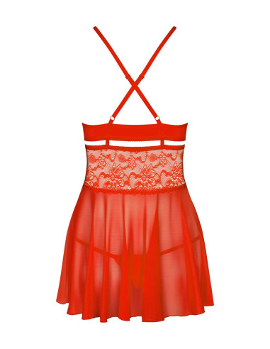 Bielizna-838-BAB-3 babydoll i stringi  S/M