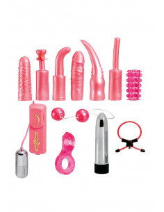 Zestaw-DIRTY DOZEN SEX TOY KIT PINK 2