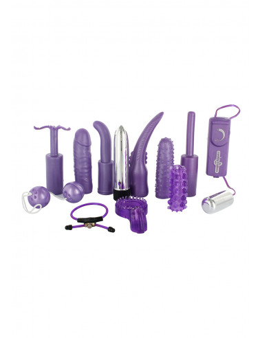 Zestaw-DIRTY DOZEN SEX TOY KIT PURPLE
