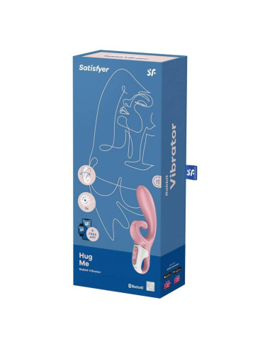 Wibrator-Hug Me Connect App (Pink)