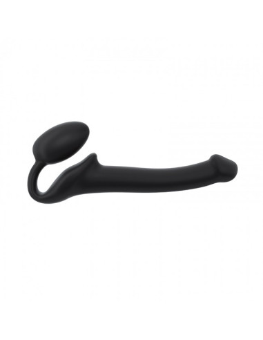 SEMI-REALISTIC BENDABLE STRAP-ON BLACK - S
