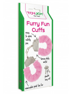 Kajdanki-FURRY FUN CUFFS PINK PLUSH