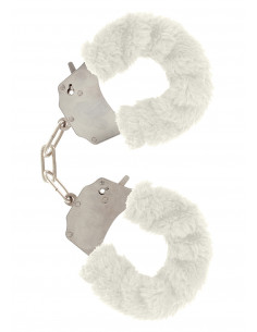 Kajdanki-FURRY FUN CUFFS WHITE PLUSH 2