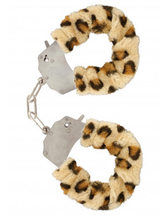 Kajdanki-FURRY FUN CUFFS LEOPARD PLUSH 2