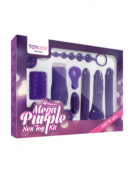 Zestaw-MEGA PURPLE SEX TOY KIT