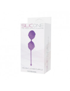 Kulki-PALLINE DELIGHT PUSSY LICHEE SILICONE PURPLE 2