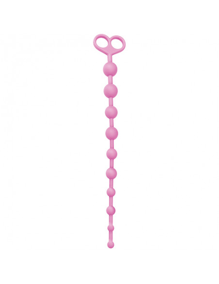 Plug/kulki-FALLO ANALE ANAL JUGGLING BALL SILICONE PINK