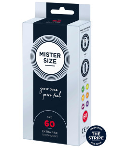 MISTER SIZE 60mm Condoms 10pcs Natural 2
