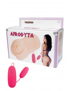 Masturbator-Vagina z wibracją 650g-AFRODYTA