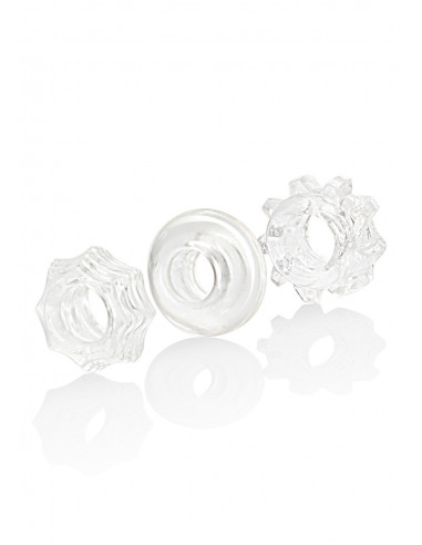 Pierścień-REVERSIBLE RING SET CLEAR