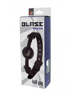 Knebel-BLAZE BALL GAG WITH PAINTING EDGE BLACK