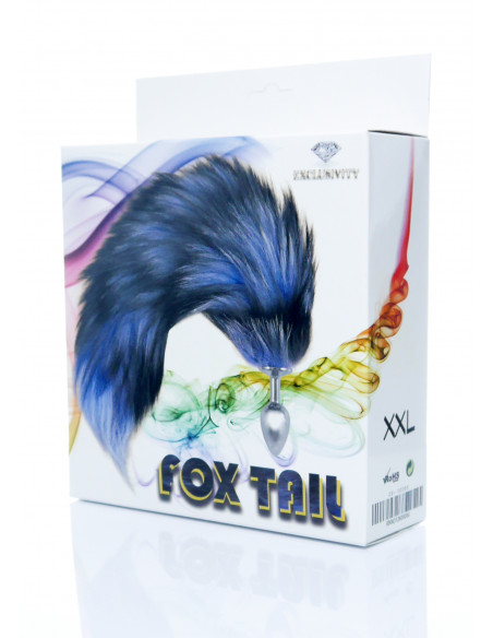 Plug-Fox TAIL- black XXL