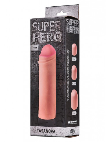 Stymulator-Penis sleeve SUPER HERO Casanova