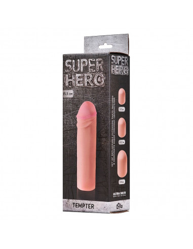 Stymulator-Penis sleeve SUPER HERO Tempter