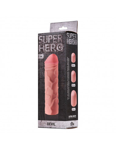 Stymulator-Penis sleeve SUPER HERO Devil