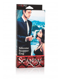 Knebel-SCANDAL SILICONE STOPPER GAG 2