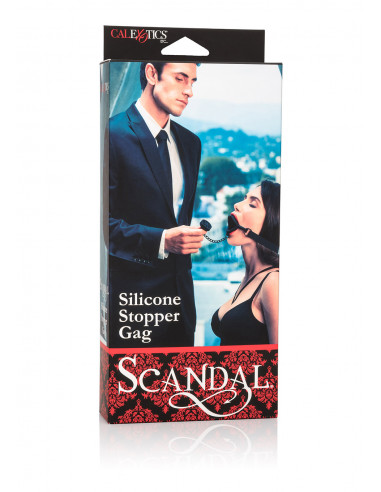 Knebel-SCANDAL SILICONE STOPPER GAG